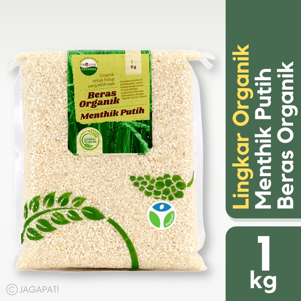 

Lingkar Organik Beras Menthik Putih 1kg & 2kg