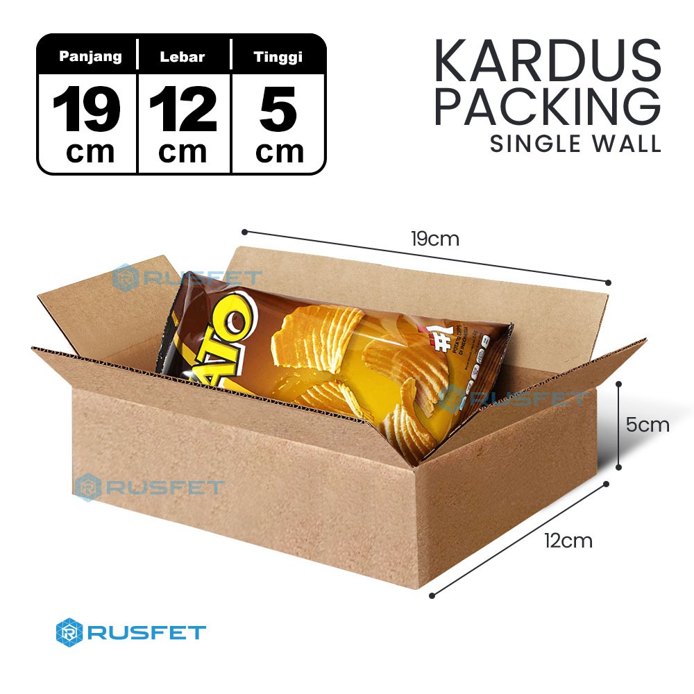 

Karton Box Polos/Kardus Packing/Dus Pengiriman Packaging Single Wall