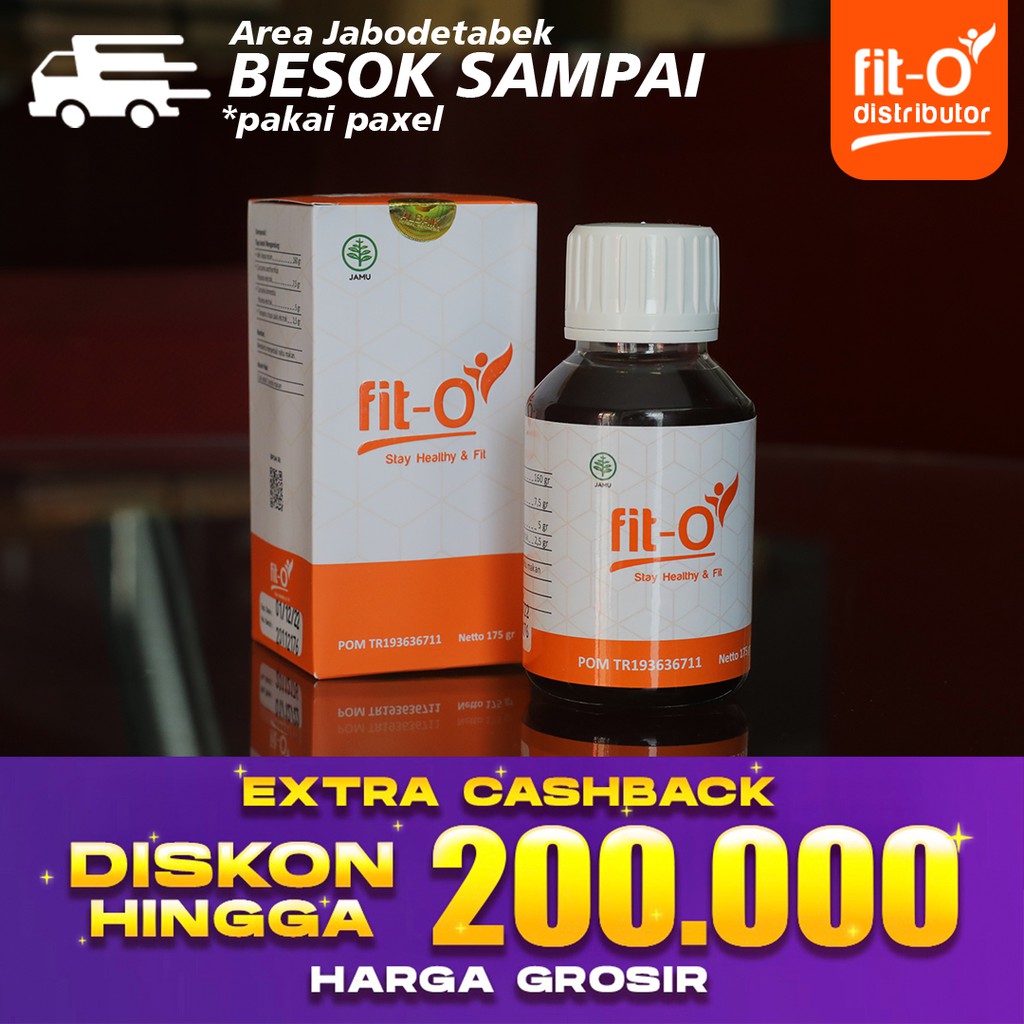 

Fit-O Minuman Herbal Probiotik Daya Tahan Tubuh 100ml