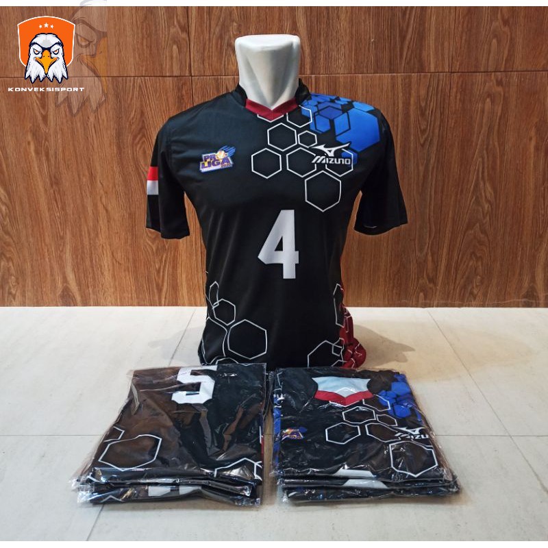 baju volly kaos olahraga jersey bola voli fullprinting team isi 6,8,12