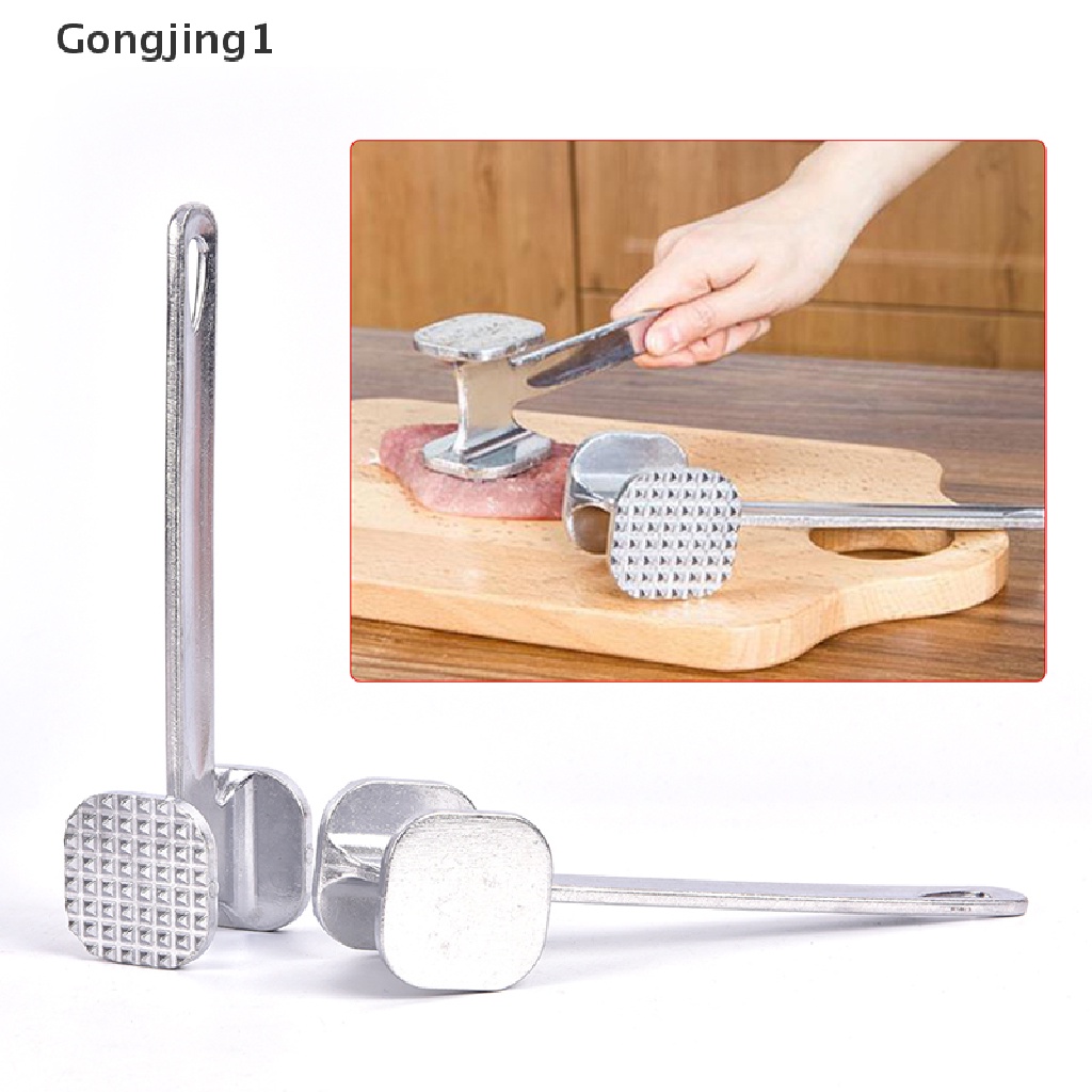 Gongjing1 1pc Palu Pelunak Daging Steak Bahan Stainless Steel