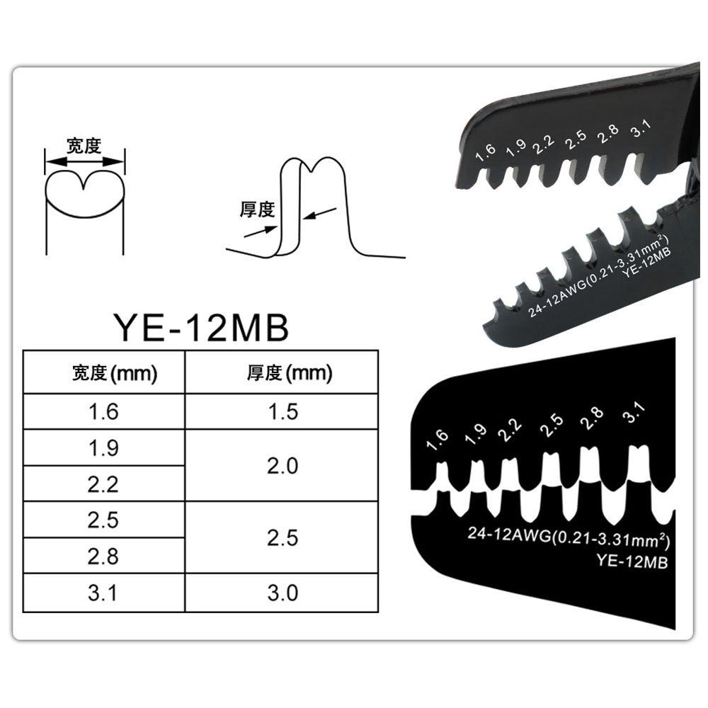 Solighter Set Alat Crimper Ferrule Manual Untuk Tukang Listrik