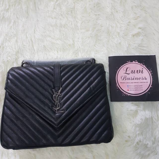 Tas ysl import hitam