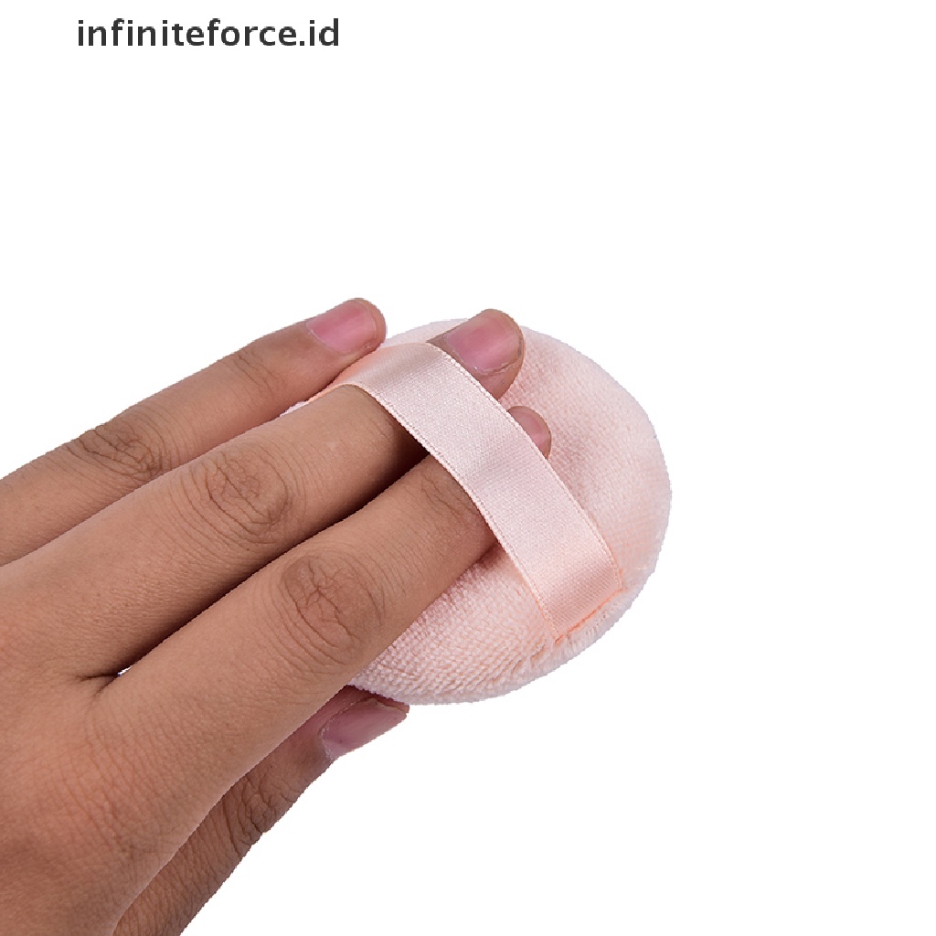 (Infiniteforce.Id) 5pcs / Set Spons Puff Bedak / Foundation Untuk Makeup / Kosmetik Wanita