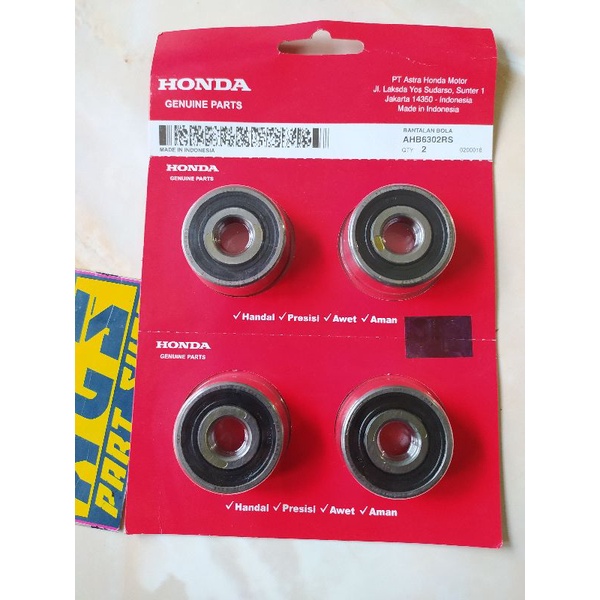 Laher Roda Bearing Roda Belakang CBR 150 CB150 TIGER MEGAPRO VERZA GL PRO ORIGINAL HONDA 6302
