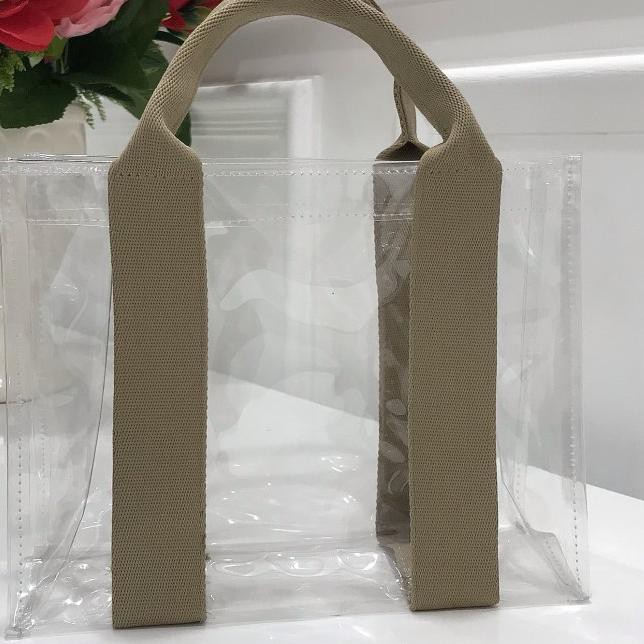 

Rare Item!>-638 tote bag mika 30 x 25 x 10 clear