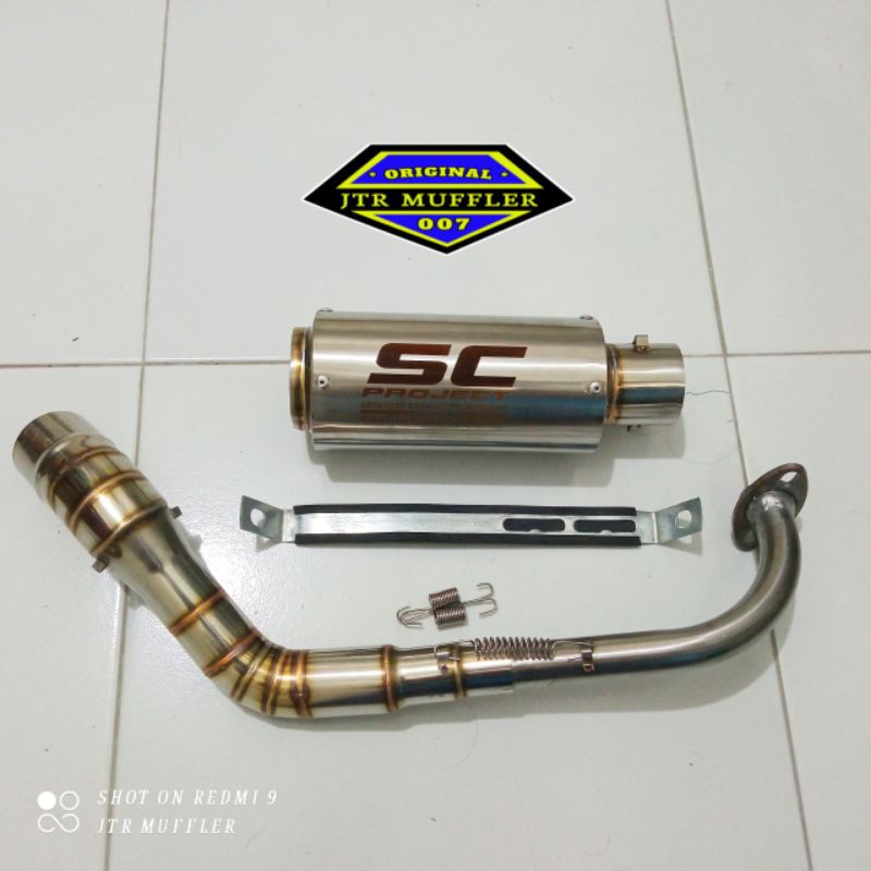 Knalpot Sc project Nmax old 2020 Aerox lexi pcx Adv beat vario scoopy mio j m3 mio sporty soul gt