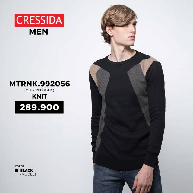 Kaos cowok lengan panjang Cressida