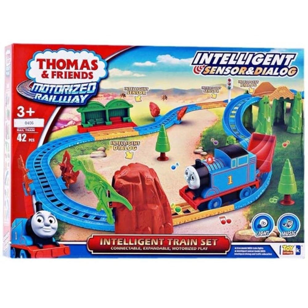 Promo MAINAN THOMAS INTELLIGENT SENSOR   DIALOG TRAIN SET 42 PCS No E5003 Murah