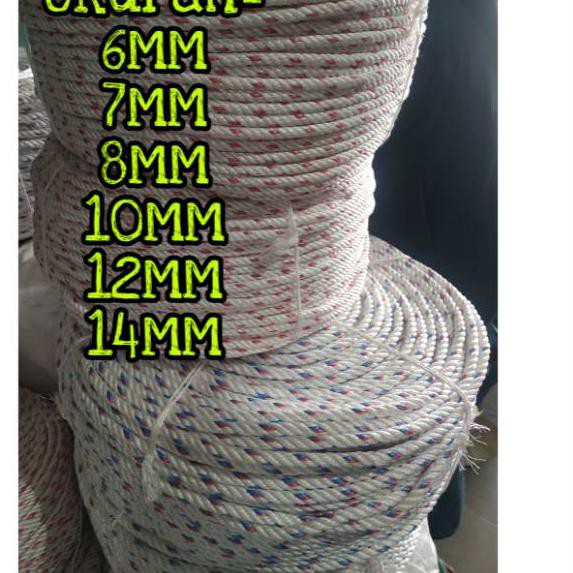 

Menarik.. TALI TAMPAR/TALI TAMBANG UKURAN 6-14MM PER KG