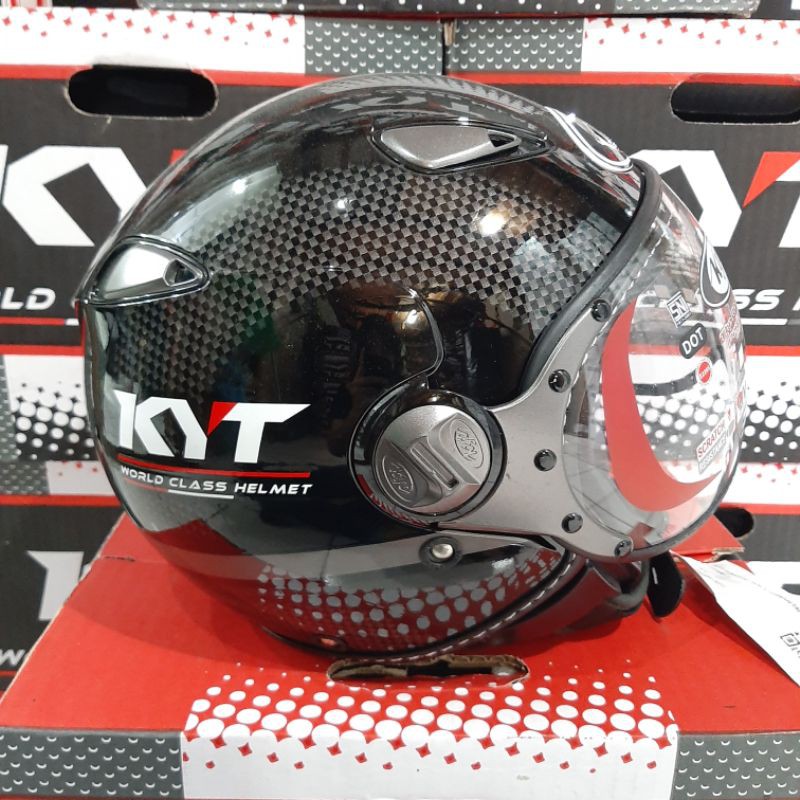 HELM KYT ELSICO MOTIF #3 BLACK/GUNMETAL ORIGINAL