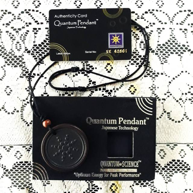 Kalung / Liontin Quantum Pendant Scalar Bio Energi