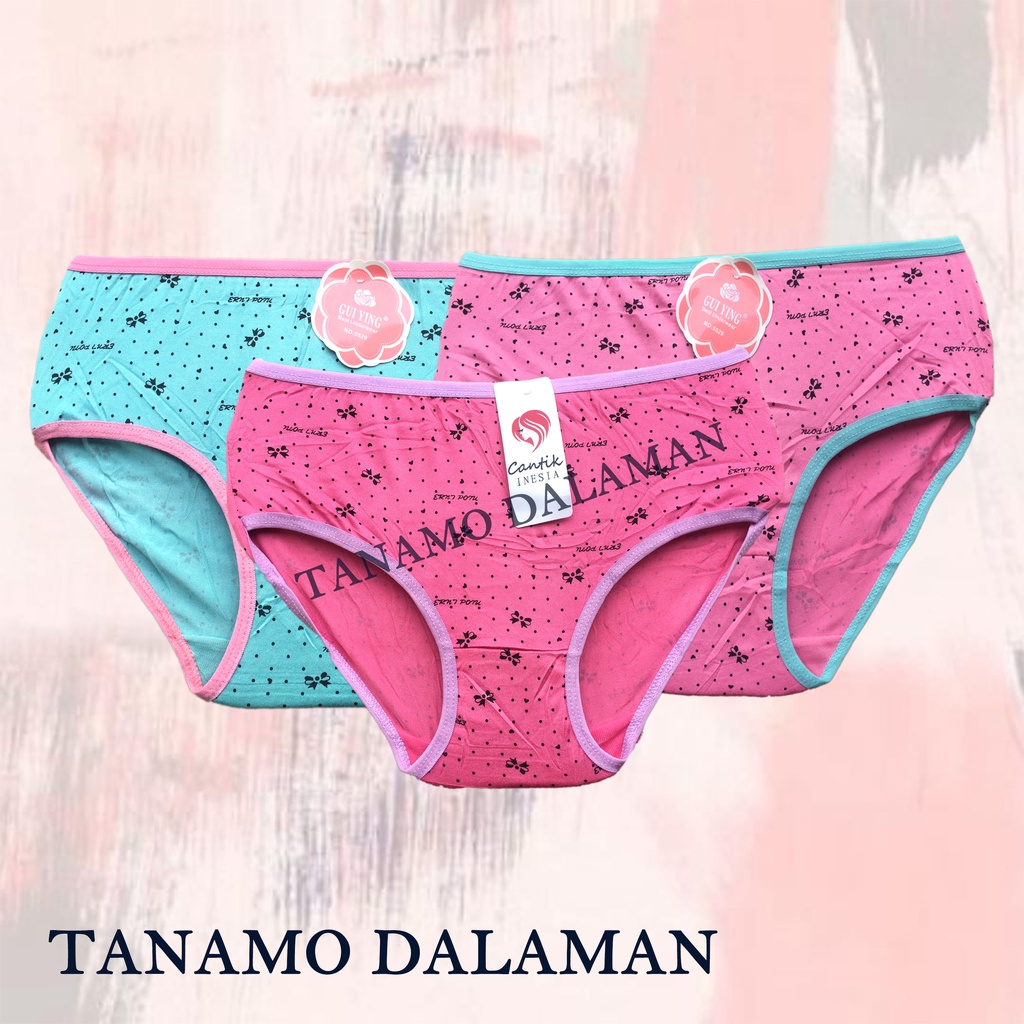 6 Pcs Celana Dalam Remaja CD Anak Remaja Perempuan Bermotif