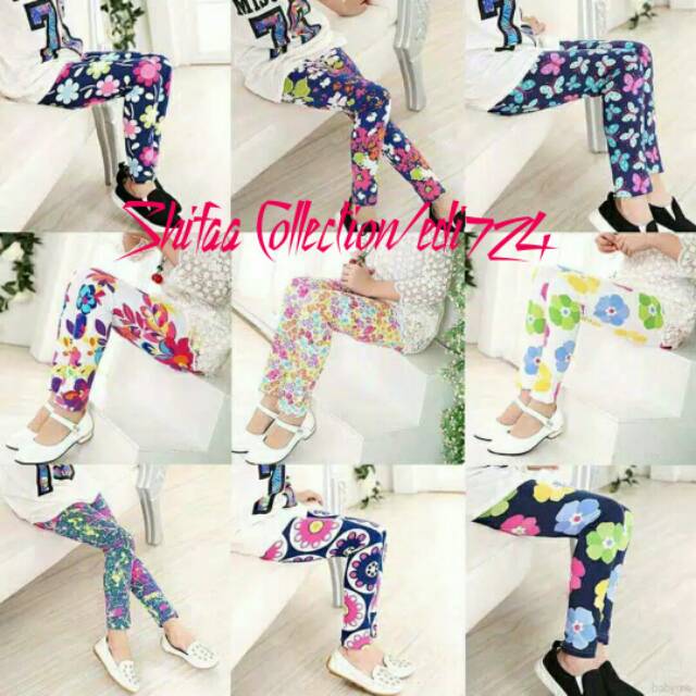 Legging / Celana Leging Murah / Celana Legging Anak Size S. M. L. XL usia 1 - 10 Tahun