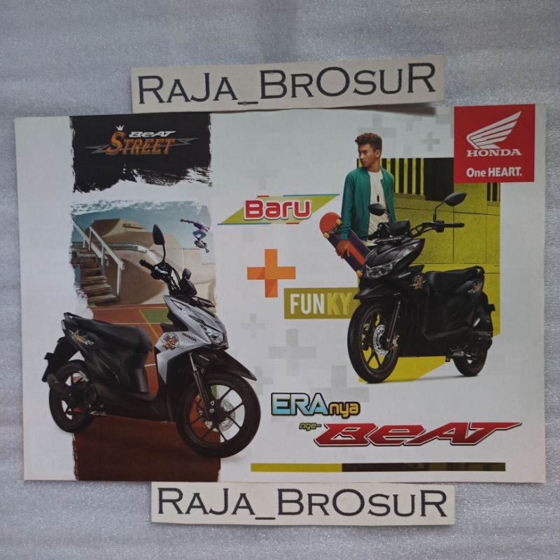 Poster brosur katalog flyer Honda Beat Street 2020