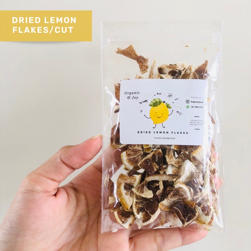 [COD] DRIED LEMON FLAKES/CUT/ LEMON KERING CACAH (potong kecil)