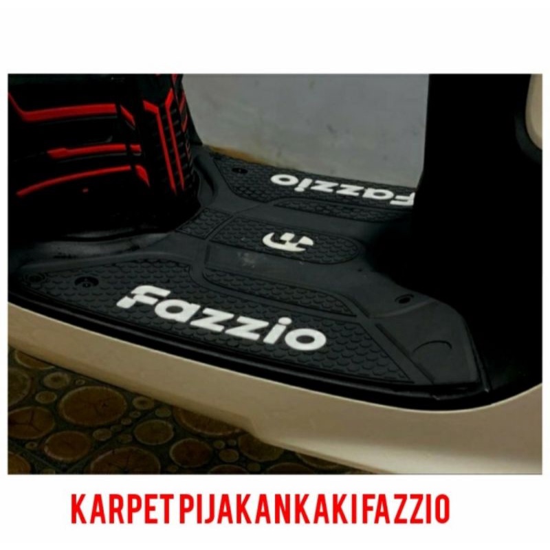 Motopad27 Bordes Karpet Pijakan Kaki Yamaha Fazzio 125 Premium (Bisa COD)