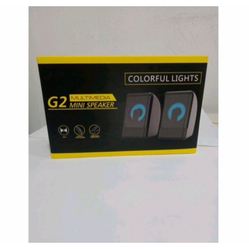 Speaker K One G2 Lampu / speaker k-one g2/ speaker bagus/ speaker komputer/speaker laptop