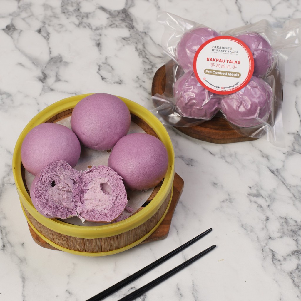

10TEN DIM SUM Bakpau Talas (4 Pcs) | Premium Quality