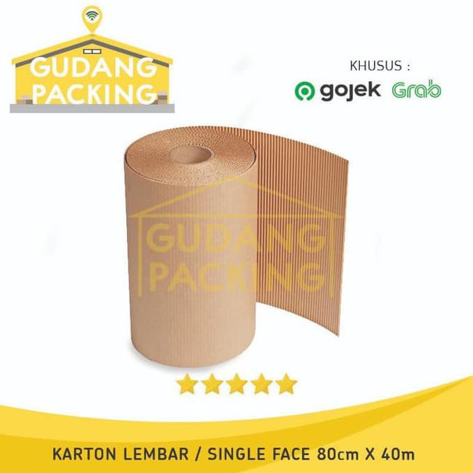 

Ready Oke] Karton Lembar / Single Face 80Cm X 40Meter