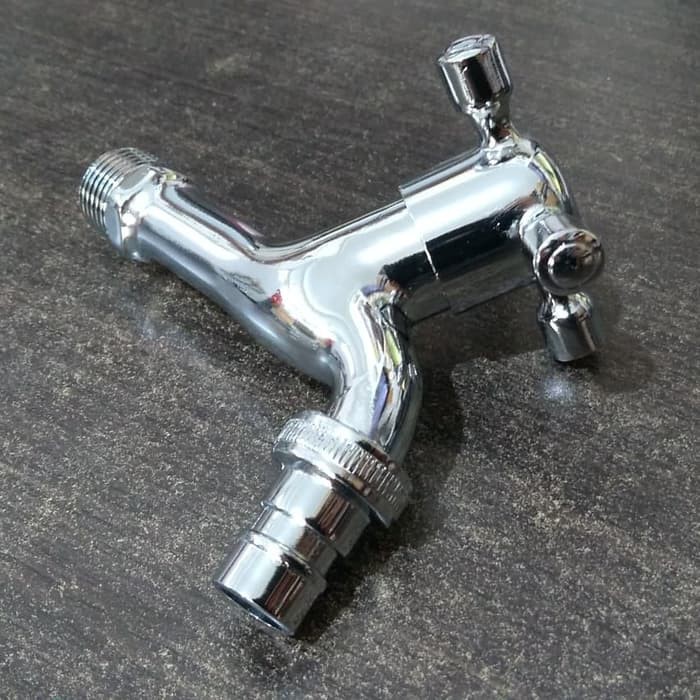 ONDA Kran Tembok Baling Moncong Selang 5/8" Drat 1/2" Chrome A 812 CIS