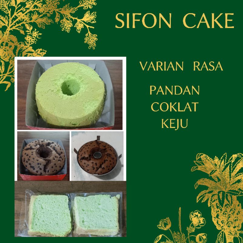 

chiffon cake pandan