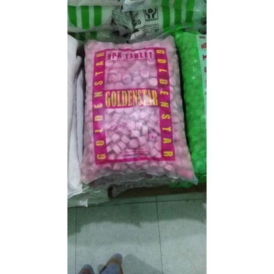 PUPUK STARTER NPK TABLET GOLDEN STAR PUPUK SERBAGUNA PUPUK MAJEMUK 1KG