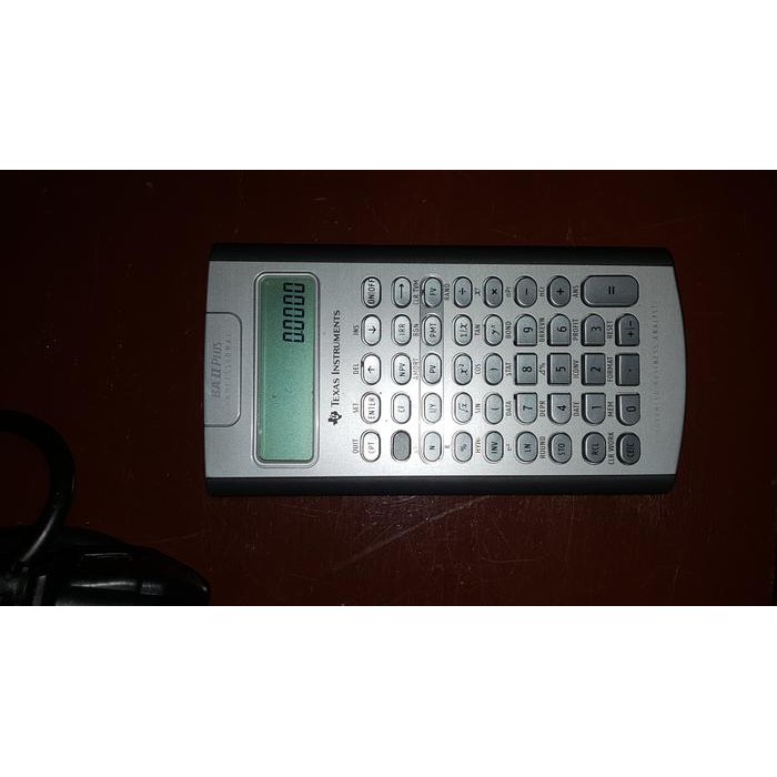 

Termurah BA II PLUS TEXAS Instruments KALKULATOR T - Perak Mantul