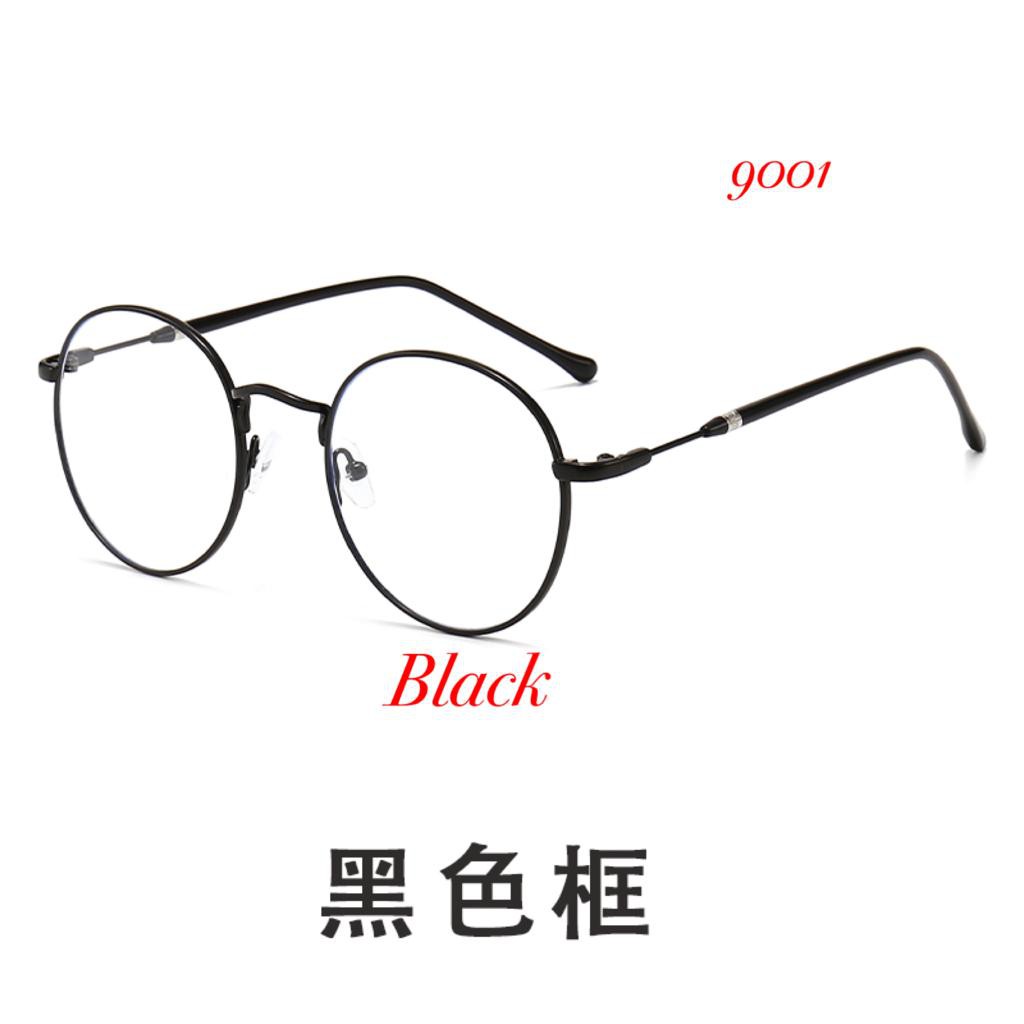 NEW Kacamata Photocromic Retro Frame Optik Wanita Pria Minus Fashion Style Vintage 9001-4