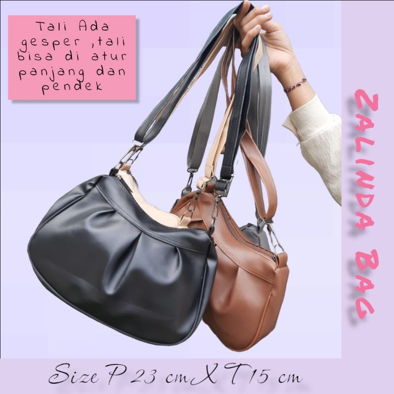 TAS SELEMPANG  KEREN ZAMZAM ZALINDA TALI BISA DIATUR PANJANG PENDEK