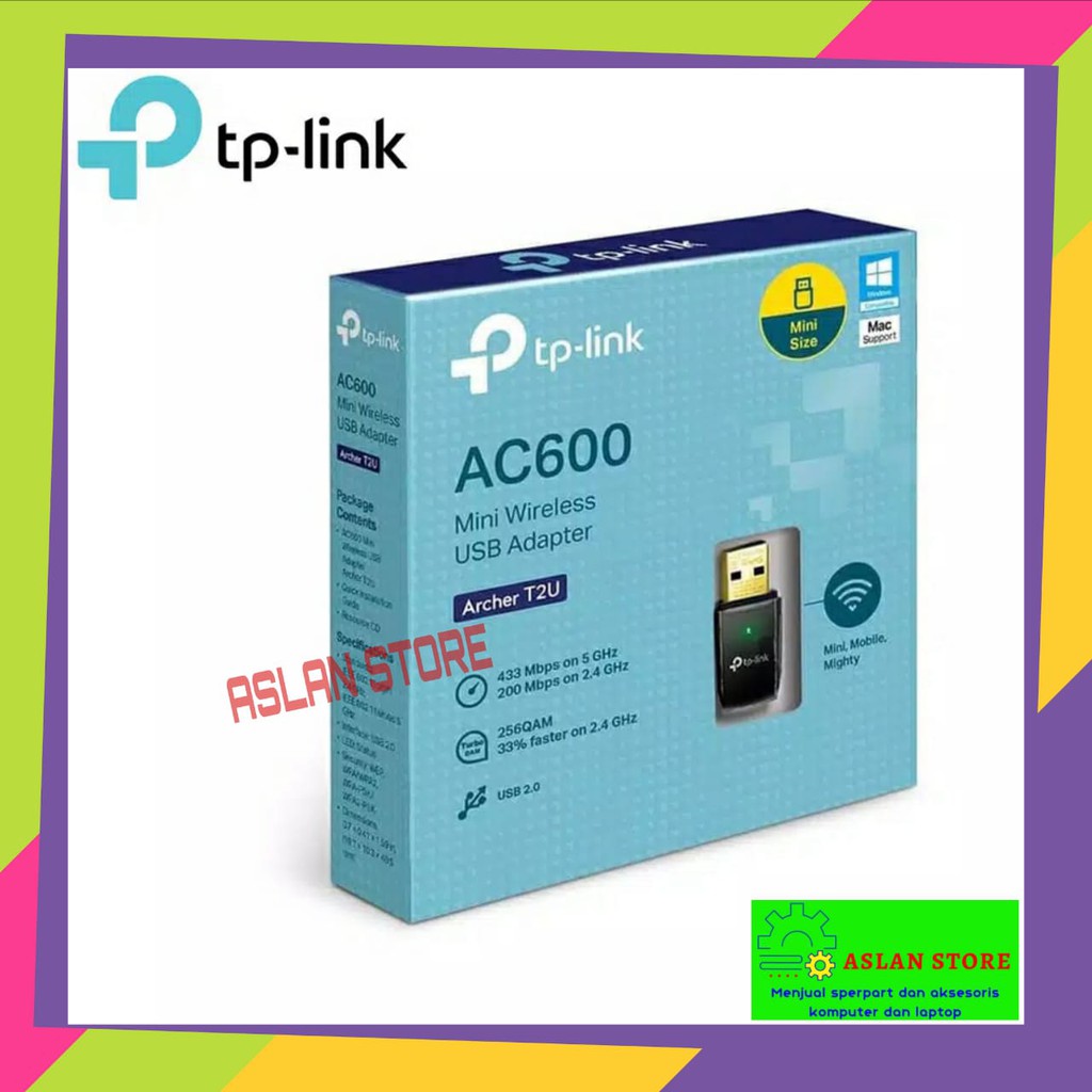 TP-Link Archer T2U TPLink AC600 Dual Band WiFi Wireless USB Adapter