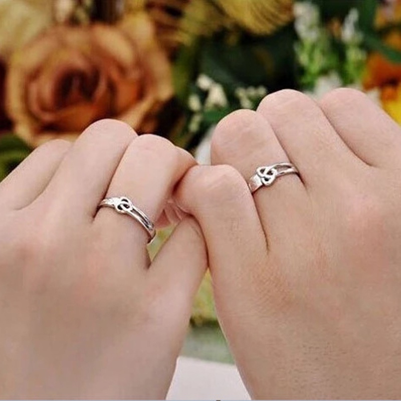 Cincin sterling silver 925 Model Terbuka Dapat Disesuaikan Untuk Pria Dan Wanita