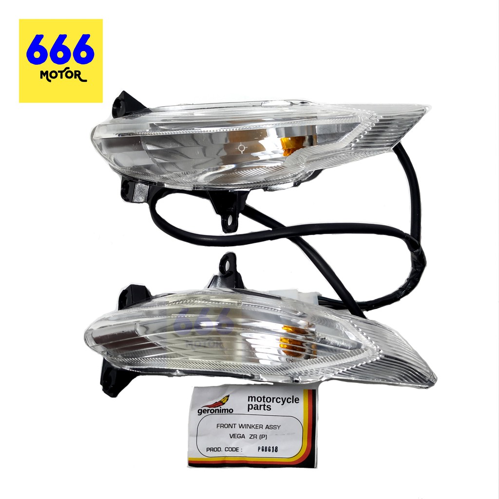 666MOTOR LAMPU SEN DEPAN/ FRONT WINKER ASSY VEGA ZR (P)