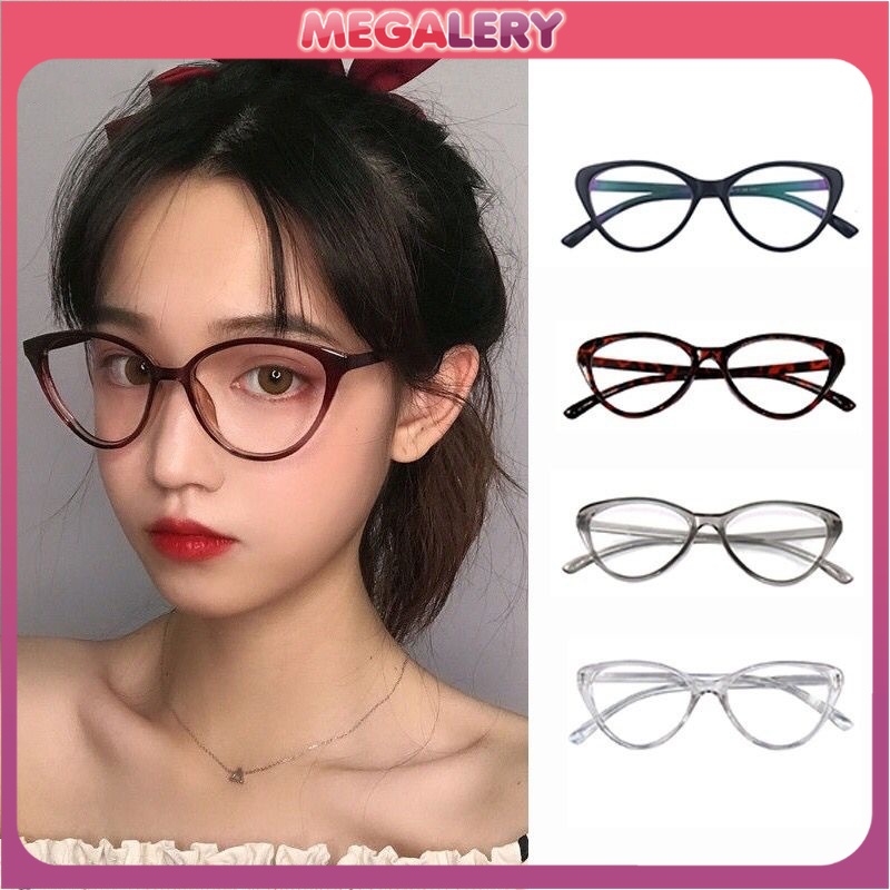 kacamata Anti Radiasi Fashion Wanita Pria Frame Ringan Korea Design Lensa Transparan Anti UV MG