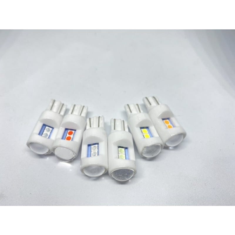 Lampu Sen Senja T10 Motor Mobil AC/DC 12VOLT Model Keramik Nyala Diam Super Terang