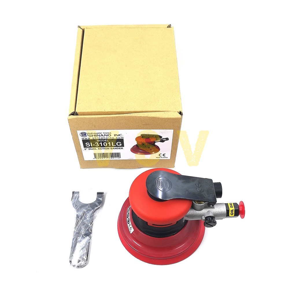 Shinano S&quot; Dual Action Sander SI-3101LG Orbital sander Amplas angin