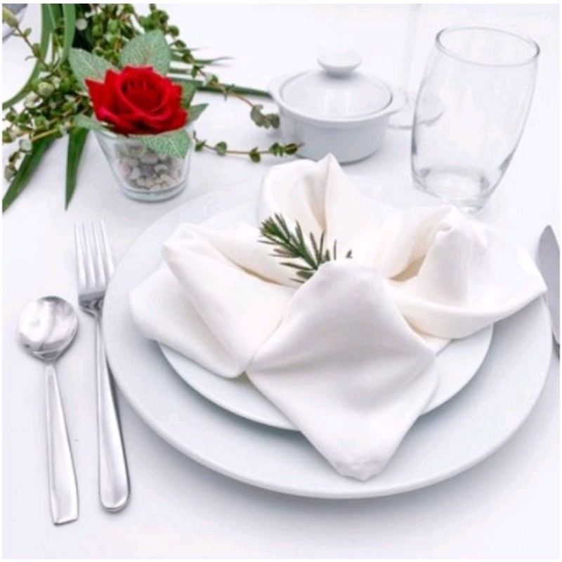 Napkin 50x50 cm  Damask Satin Band.