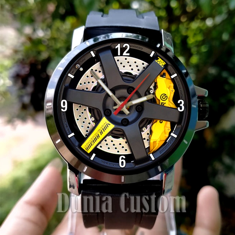 Jam Tangan Pria Volk Rays Te37 Custom  / Jam Tangan Volk Rays Keren