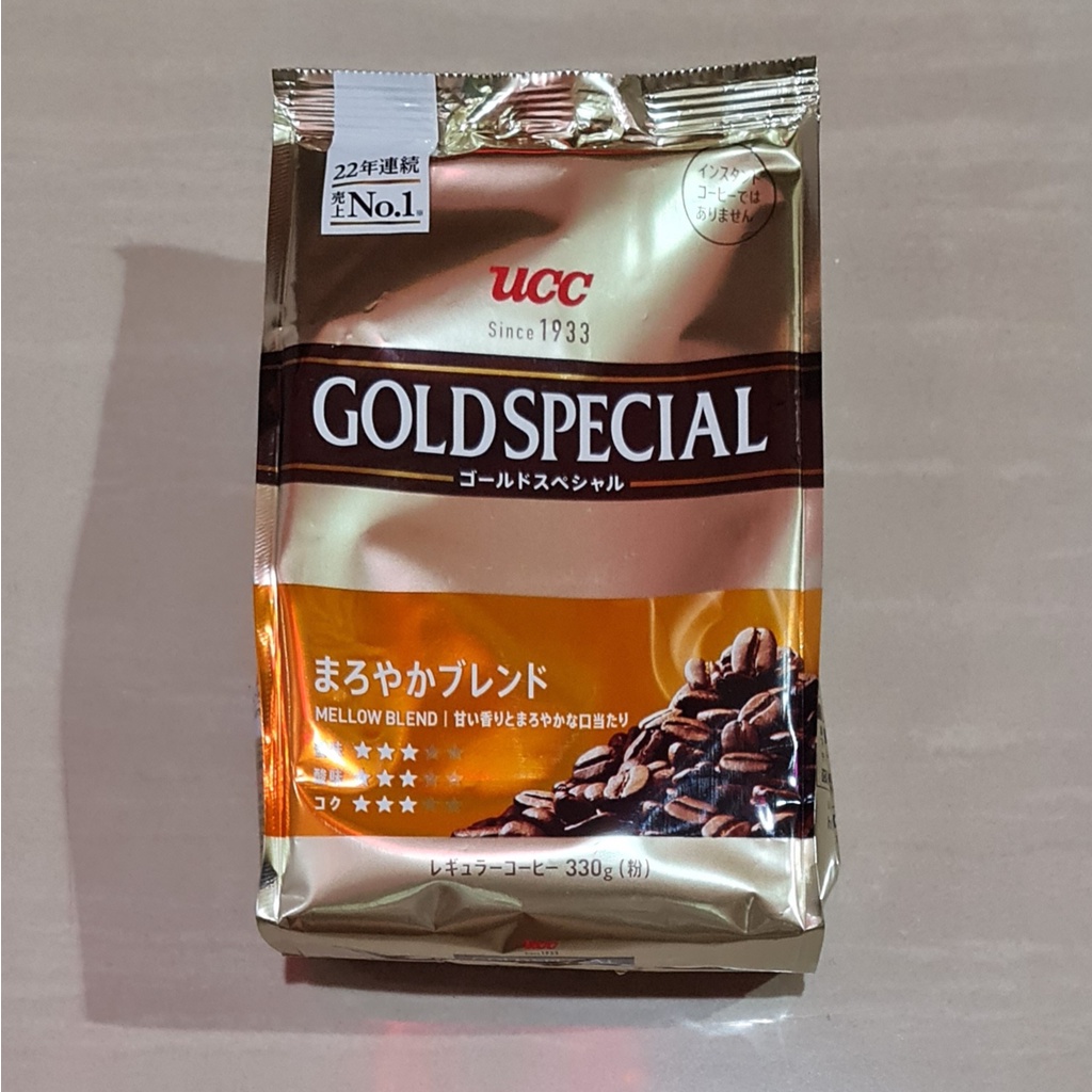 UCC Ueshima Gold Special Mocha Mellow Blend Ground Coffee 330 Gram