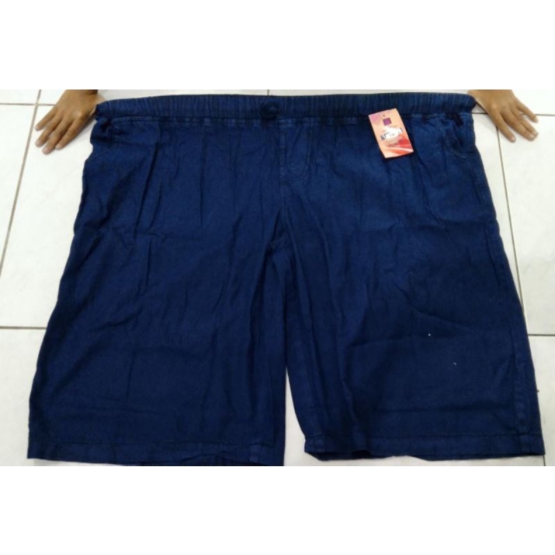 Celana Pendek Super Jumbo Max BB 100 Kg // Celana Pendek Jeans Anti Begah