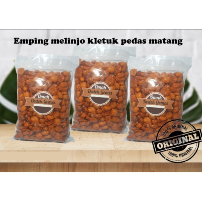 

EMPING MELINJO PEDAS SIAP MAKAN /EMPING KLETUK 1/2KG SUPER QUALITY ASLI