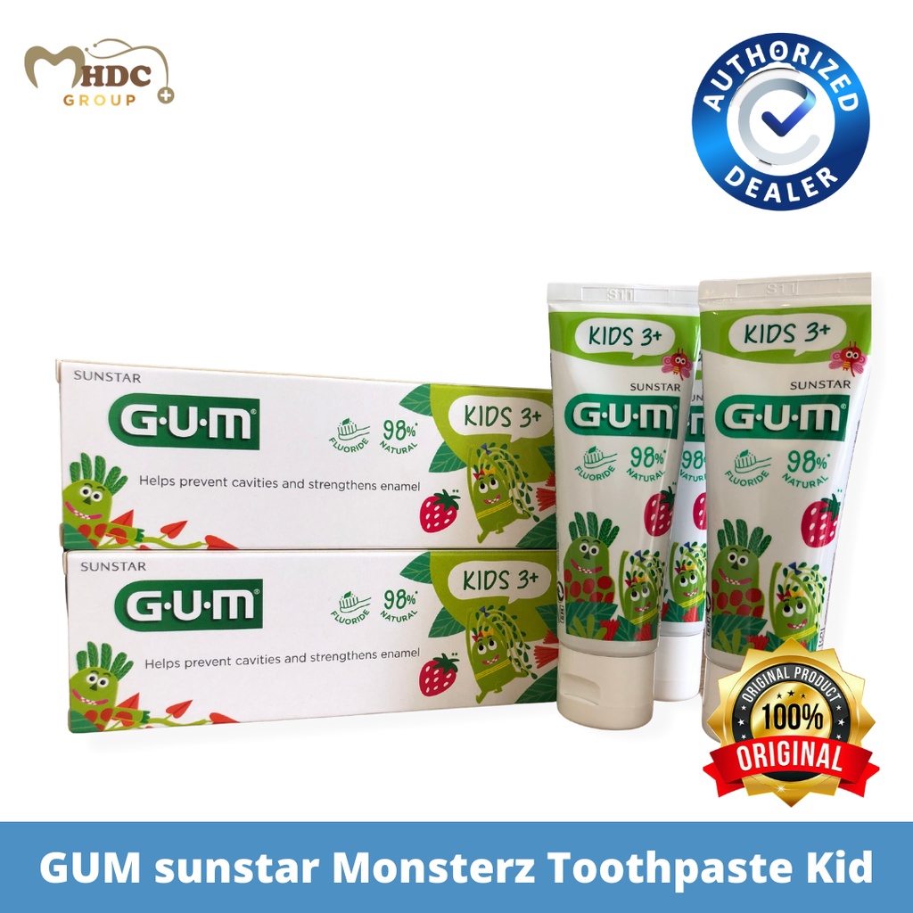 Jual GUM sunstar Monsterz Toothpaste Kid ( Pasta gigi anak ) Shopee