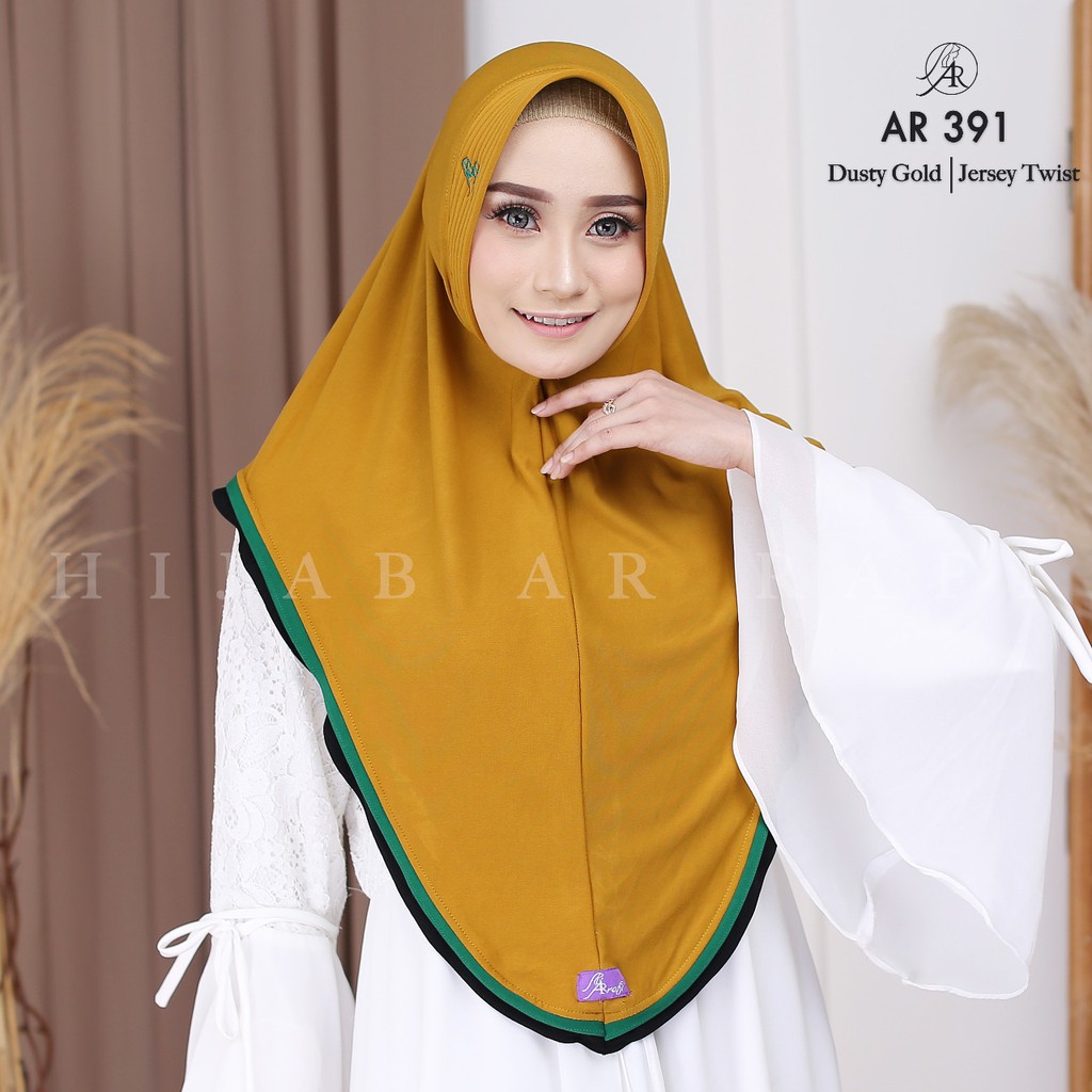 Hijab Jilbab Arrafi Bergo Instant Antem BEST SELLER Ar Rafi AR 391-2