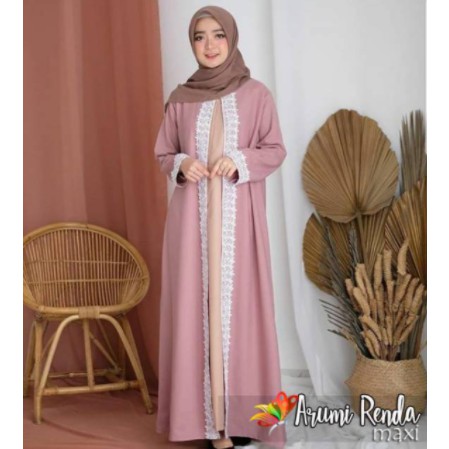 Maxi Arumi Baju Gamis Muslim Terbaru 2020 2021 Model Baju Pesta Wanita kekinian Baju kondangan
