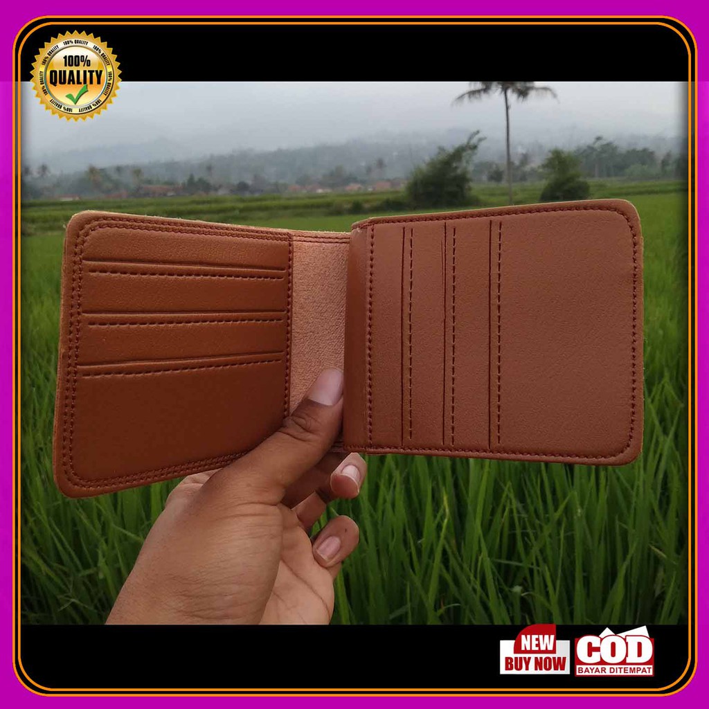 PROMO Dompet Pria  Kulit PVC premium bayar di tempat