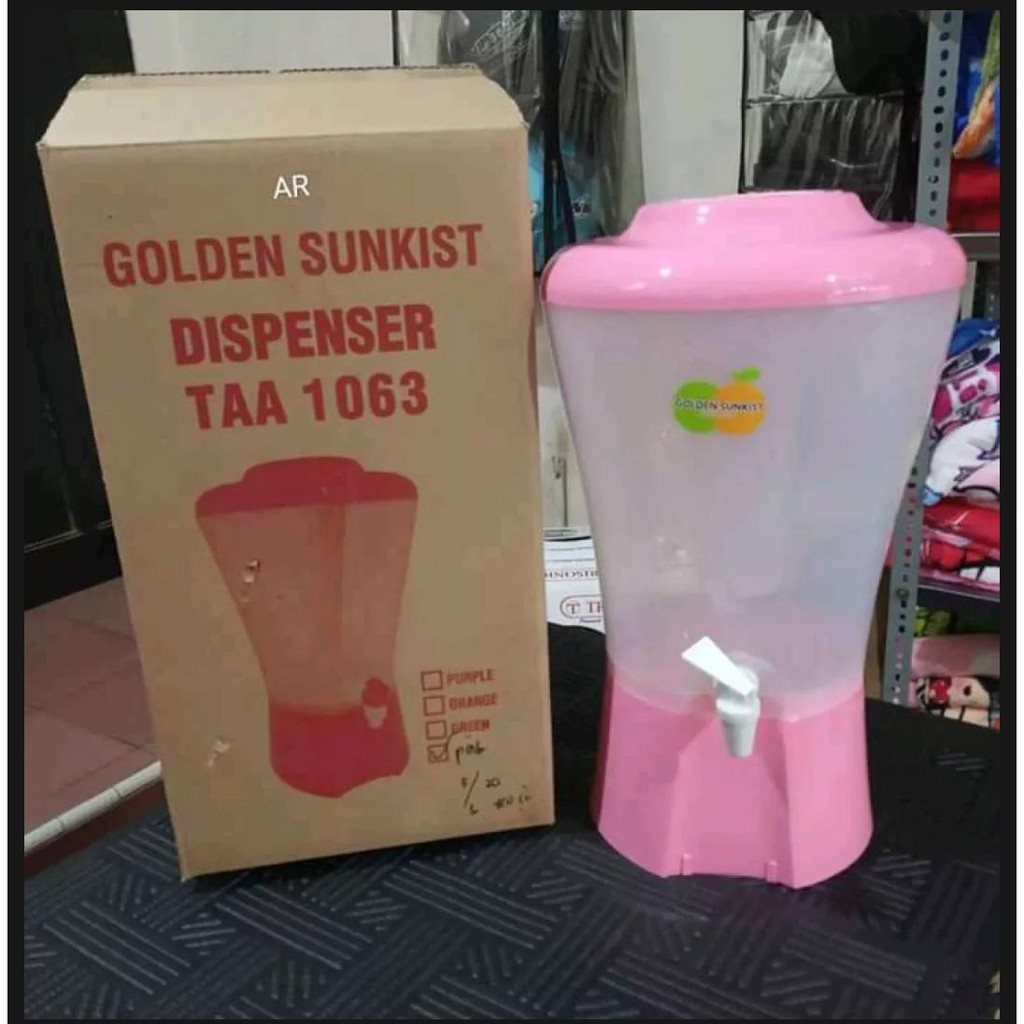 Dispenser golden sunkist