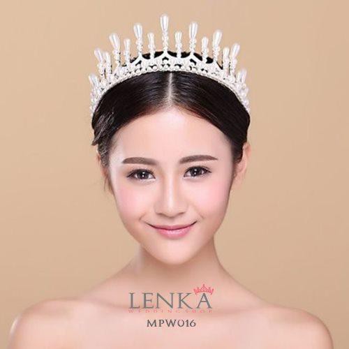 [TOKO TERPERCAYA] AKSESORIS SANGGUL PENGANTIN MAHKOTA BRIDAL HEADPIECE MPW016