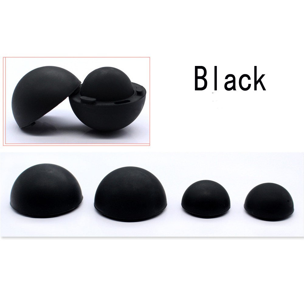 Notebook computer cooling ball foot pad universal radiator silicone portable apple anti-skid pad elevated bracket base-Balck