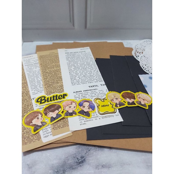 

Journal Kit BTS Journaling Vintage Old Paper 41pcs