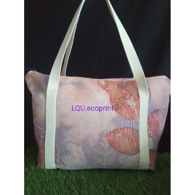 tas flowerybag ECO print